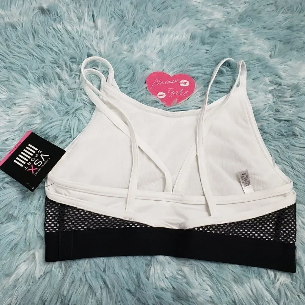 VS White Black VSX Logo The Show-Off Racerback XS
